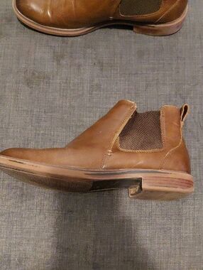 St. John's Bay Men's Brown Chelsea Boot - Classic Slip-On Dress Casual